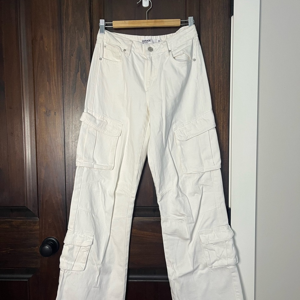 Garage Cream Denim Pants